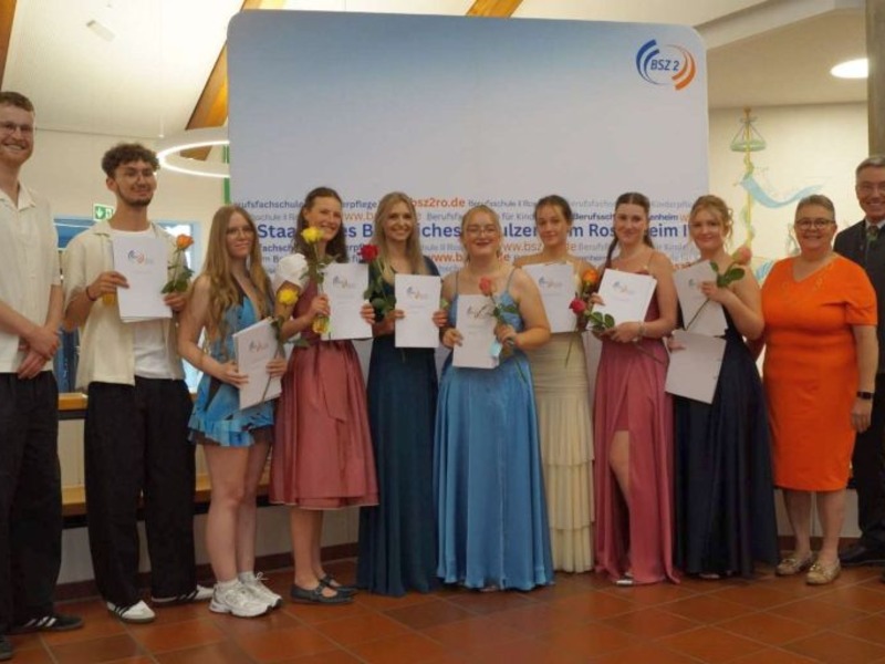 Abschlussfeier der 11. Klassen Kinderpflege